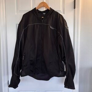 FLY Technical Riding Gear Jacket Mens Size 2XL Black Soft Shell